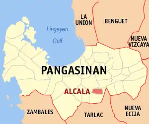 Alcala na Pangasinan Coordenadas : 15°50'48.46"N, 120°31'18.56"E