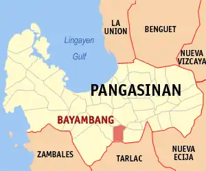 Bayambang na Pangasinan Coordenadas : 15°48'32"N, 120°27'25"E