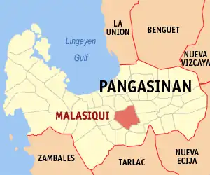 Malasiqui na Pangasinan Coordenadas : 15°55'N, 120°25'E