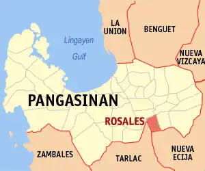 Rosales na Pangasinan Coordenadas : 15°53'39.98"N, 120°37'58.01"E
