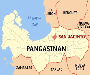 San Jacinto na Pangasinan Coordenadas : 16°4'21.00"N, 120°26'28.00"E