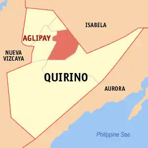 Aglipay na Quirino Coordenadas : 16°29'19.95"N, 121°35'14.46"E