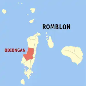 Odiongan na Romblon Coordenadas : 12°24'N, 122°0'E