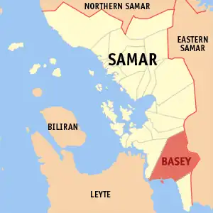 Basey na Samar Coordenadas : 11°16'54.01"N, 125°4'5.99"E