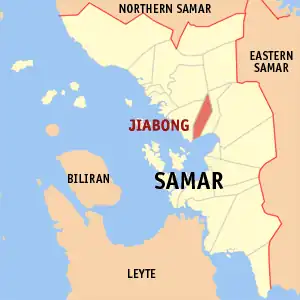 Jiabong na Samar Coordenadas : 11°45'45.00"N, 124°57'6.98"E