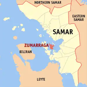 Zumarraga na Samar Coordenadas : 11°38'20"N, 124°50'28"E