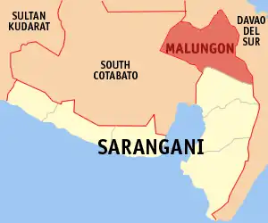 Malungon na Sarangani Coordenadas : 6°22'39.33"N, 125°16'21.53"E