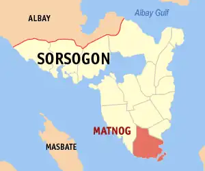 Matnog na Sorsogon Coordenadas : 12°35'8"N, 124°5'8"E