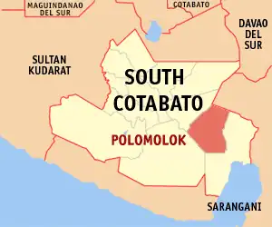 Polomolok na Cotabato do Sul Coordenadas : 6°13'14.17"N, 125°3'46.94"E