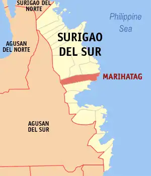 Marihatag na Surigao do Sul Coordenadas : 8°48'3"N, 126°17'54"E