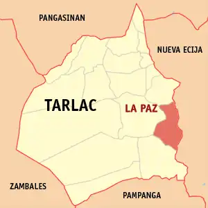 La Paz na Tarlac Coordenadas : 15°26'35"N, 120°43'44"E