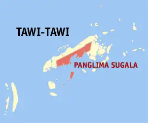 Panglima Sugala na Tawi-Tawi Coordenadas : 5°4'22.03"N, 119°53'4.84"E