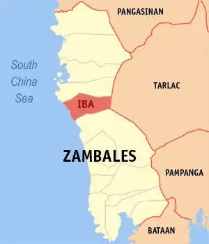 Iba na Zambales Coordenadas : 15°20'N, 119°59'E