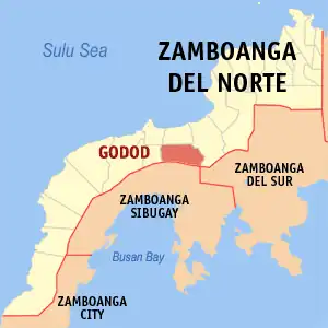 Godod na Zamboanga do Norte Coordenadas : 8°0'5.39"N, 122°50'37.60"E