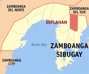 Diplahan na Zamboanga Sibugay Coordenadas : 7°41'28"N, 122°59'7"E