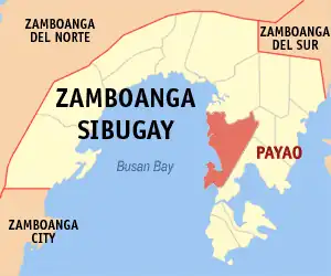 Payao na Zamboanga Sibugay Coordenadas : 7°35'8.57"N, 122°48'7.91"E