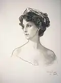 Retrato em forma de desenho de 13 de janeiro de 1911 por Philip de László.