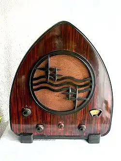 Rádio Philips Art Déco (1931)