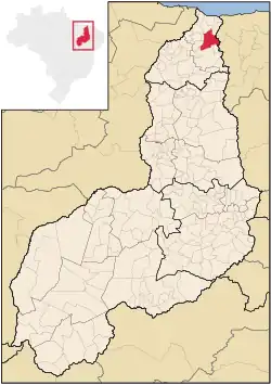 Localização de Cocal no Piauí