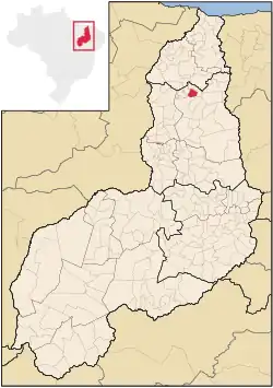 Localização de Cocal de Telha no Piauí