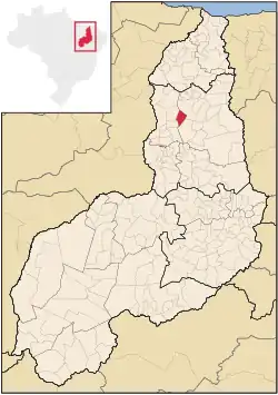 Localização de Coivaras - PI no Piauí