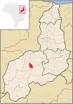 Localização de Eliseu Martins no Piauí