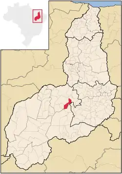 Localização de Flores do Piauí no Piauí