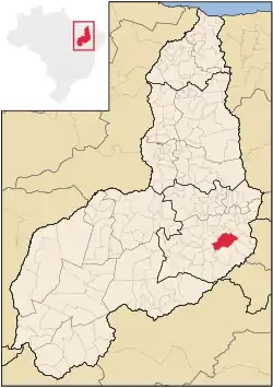 Localização de Jacobina do Piauí no Piauí