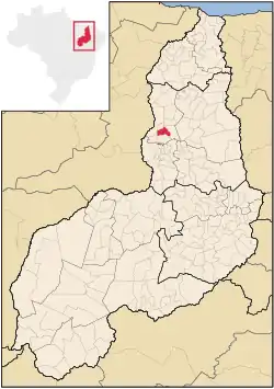 Localização de Lagoa do Piauí no Piauí
