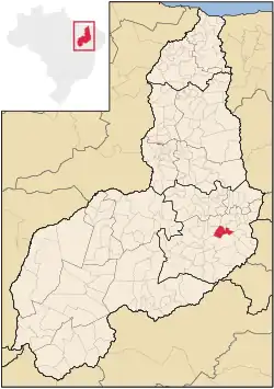 Localização de Patos do Piauí no Piauí