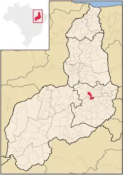 Localização de Santa Cruz do Piauí no Piauí