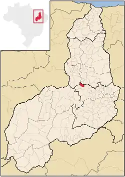 Localização de Tanque do Piauí no Piauí