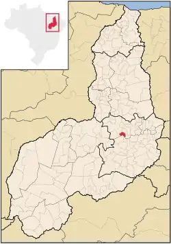 Localização de Wall Ferraz no Piauí