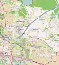 Localização de Piekary Śląskie na Polónia