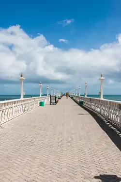 Pier na Praia de Iracema (Espigão da João Cordeiro)