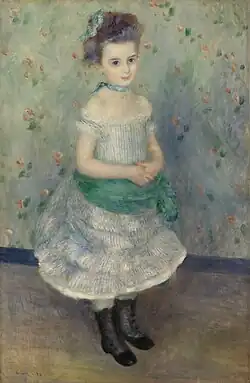 Retrato de Jeanne Durand-Ruel, 1876, Barnes Foundation, Filadelfia