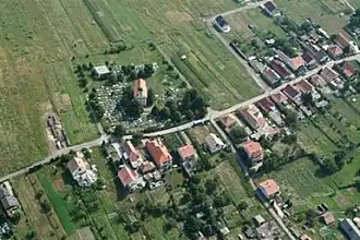 Vista aérea de Pilisszentlászló.