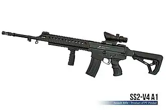 Uma SS2&nbsp;[en] equipada com ACOG