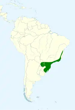Distribuição do cuiú-cuiú