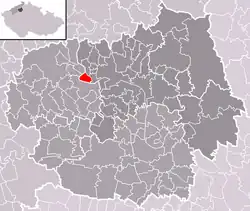 Localização de Píšťany