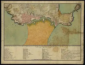 Planta da Praça Forte com o fosso (1800)