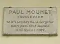 Paul Mounet morreu no numéro 63 em 1922.