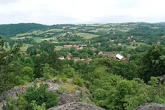 Vue générale de Borač