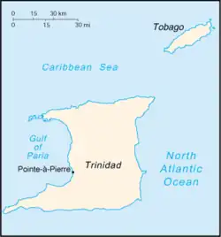 Localização de Pointe-à-Pierre