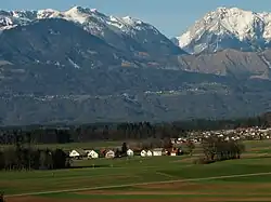 Localidade de Polje pri Vodicah em Vodice