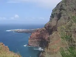 Ponta do Sol vista da estrada das Fontainhas.