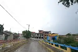 Ponte sobre o córrego do Pavão na cidade