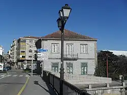 A avenida da Corunha e a ponte do Burgo