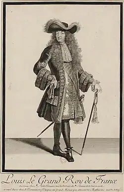 Luís XIV. França, c. 1680-1690.