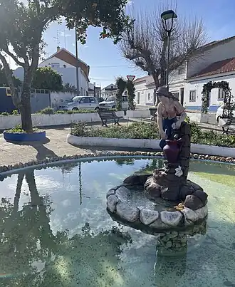 Jardim na aldeia de São Luís.